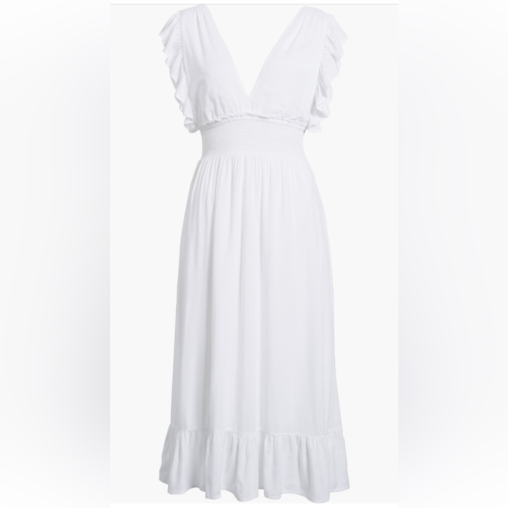 NWT BP ruffle trim midi dress - Picture 10 of 10